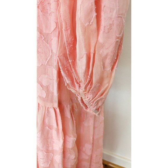Ulla Johnson Margaux Fil Coupé Silk Chiffon Maxi Dress size 4/AU 8 BNWT - Picture 9 of 16